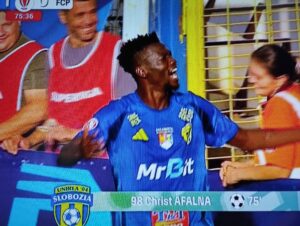 Christ Afalna va juca pentru Hermannstadt!/ Atacantul i-a mințit pe cei de la Slobozia!/ Pe cine acuză președintele clubului ialomițean